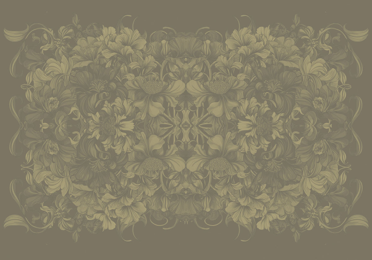 Scandi Flower Ceiling I Mural Wallpaper - pure wallpaper artwork