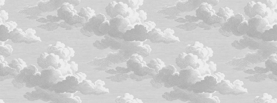Cloud Wallpaper Mural – Sky Wall Mural – Intaglio Clouds, Rainy Day printable artwork