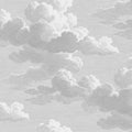 Intaglio Clouds, Rainy Day Mural Wallpaper - pure wallpaper artwork