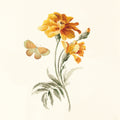 Autumn Marigold I Mural Wallpaper - pure wallpaper artwork