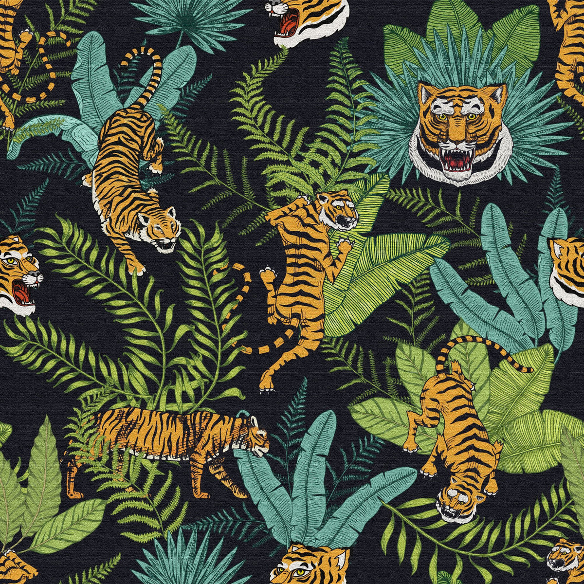Jungle Roar Mural Wallpaper - pure wallpaper artwork