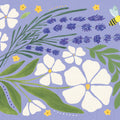 Lavender Garden III Purple Mural Wallpaper - pure wallpaper artwork