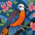 Birds of a Feather Mural Wallpaper - pure wallpaper artwork