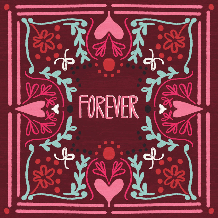 Love Sentiments Forever Mural Wallpaper