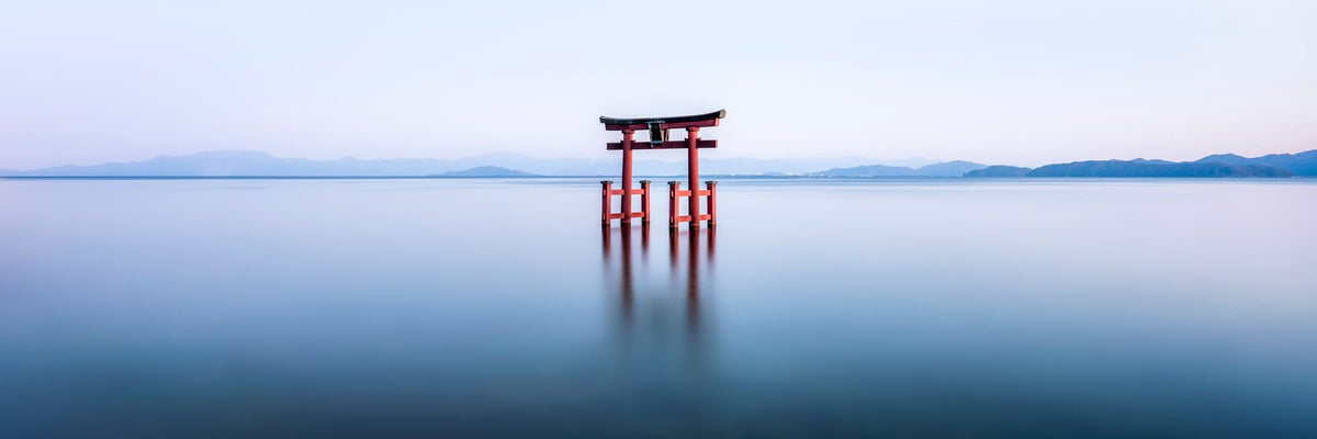Lake Biwa Calm Mural Wallpaper - pure wallpaper artwork