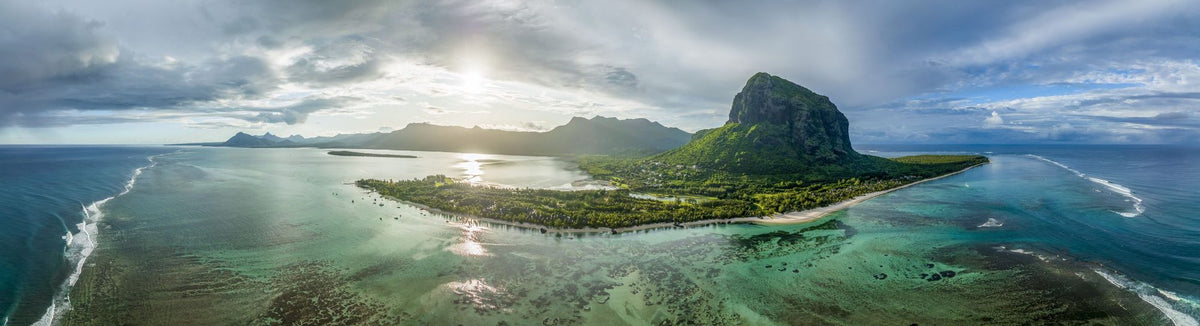 Mauritius Sunrise Mural Wallpaper - pure wallpaper artwork