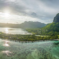 Mauritius Sunrise Mural Wallpaper - pure wallpaper artwork