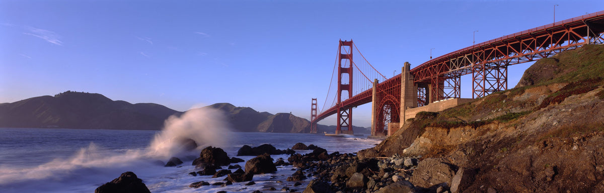 Golden Gate Foggy Morning Mural Wallpaper - pure wallpaper artwork