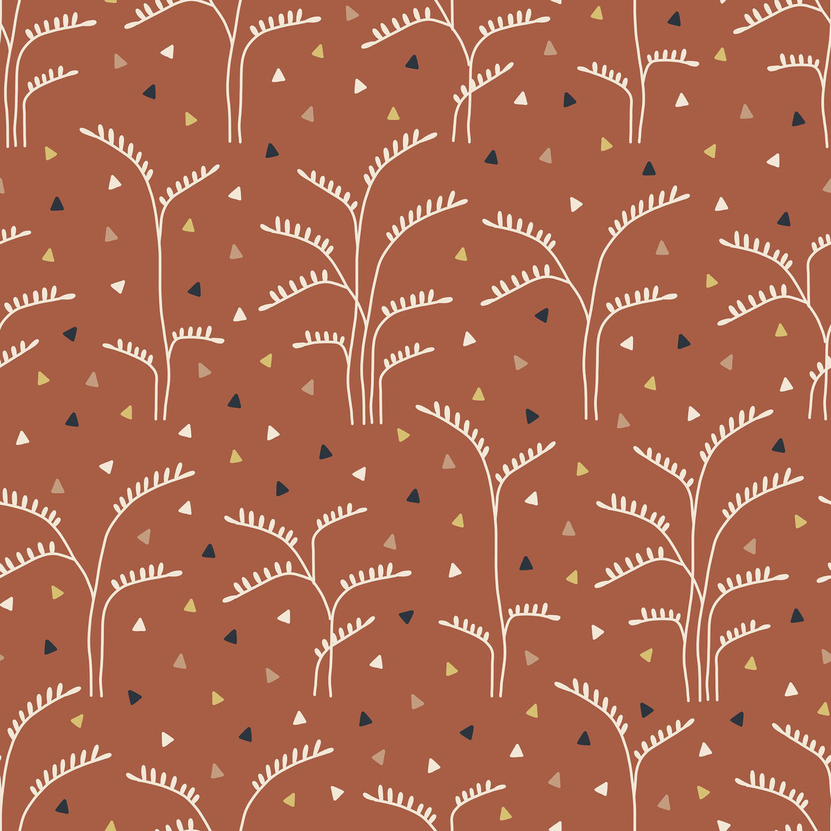 Desert Trees Mural Wallpaper - pure wallpaper artwork