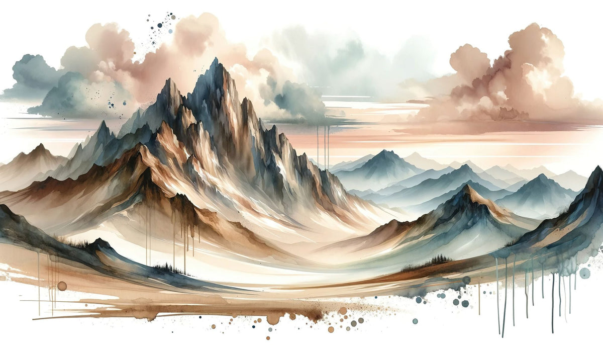 Mountain Majesty Mural Wallpaper - pure wallpaper artwork
