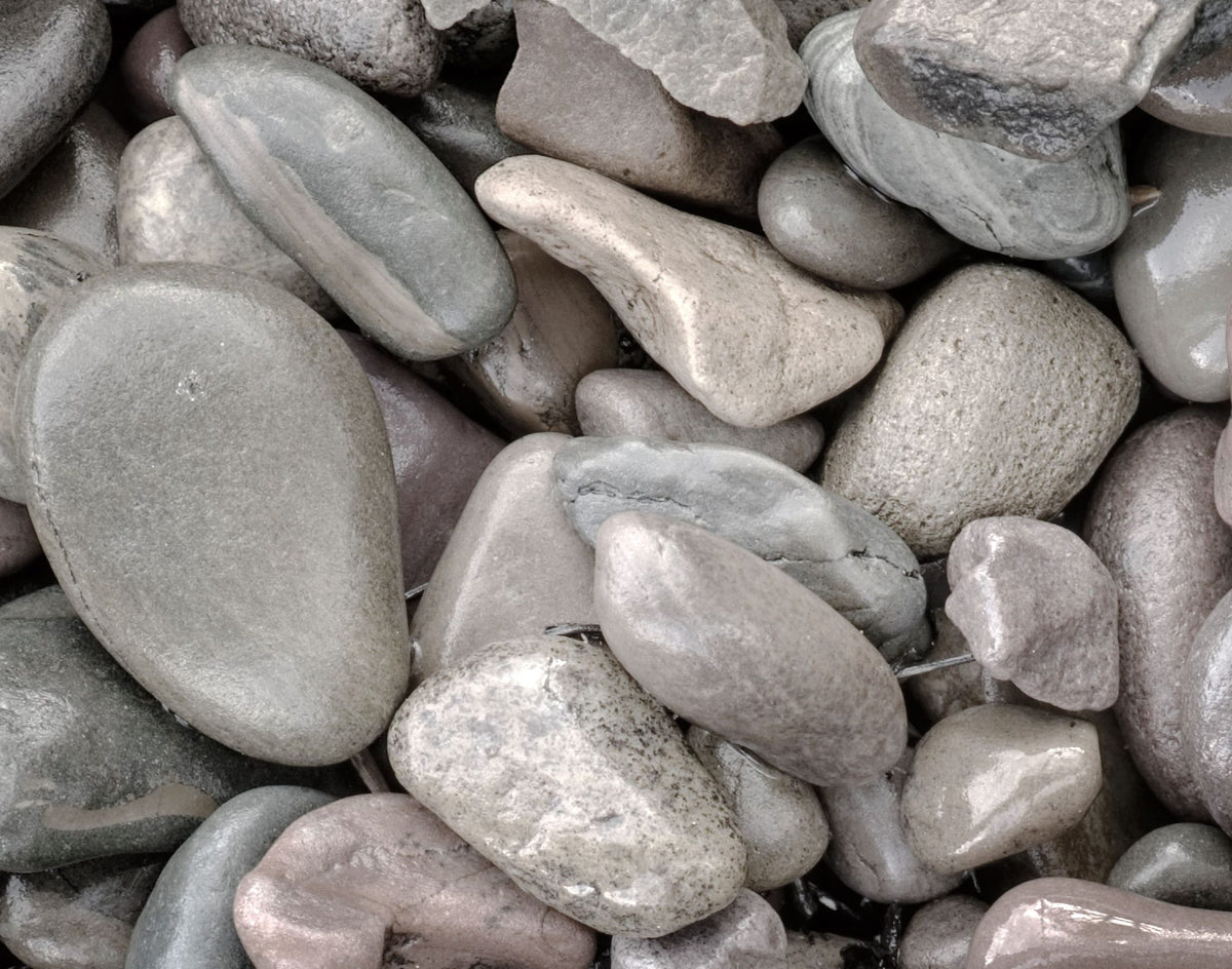 Lake Rocks Mural Wallpaper - pure wallpaper artwork