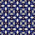 Nara Leaves on Indigo Mural Wallpaper - pure wallpaper artwork