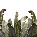 Leaves in Que Mural Wallpaper - Neutral Tone - pure wallpaper artwork