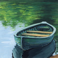 Still Boat in the Lake Mural Wallpaper - pure wallpaper artwork