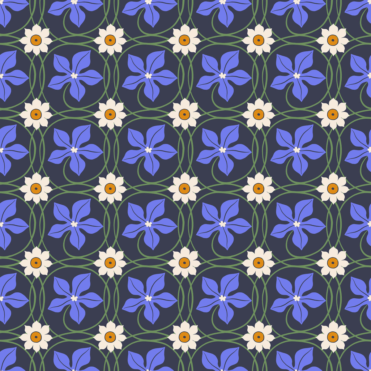 Scilla Mural Wallpaper - pure wallpaper artwork