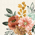 Chic Flowers Mural Wallpaper - pure wallpaper artwork
