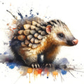 Whispers of the Forest a Pangolin's Path Mural Wallpaper - pure wallpaper artwork