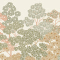 Overleaf Woodland, Green Mural Wallpaper - pure wallpaper artwork