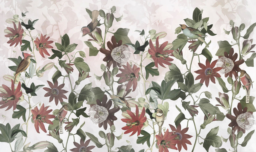 Seven Birds Mural Wallpaper - Edition 4