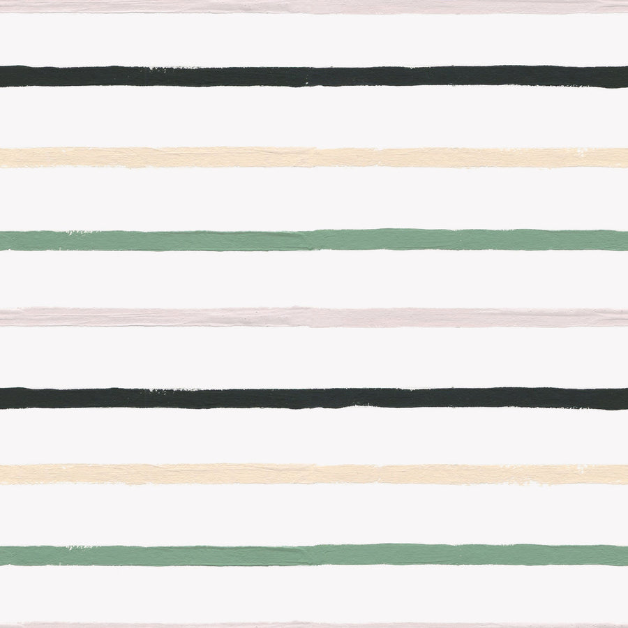 Summer Stripes Mural Wallpaper