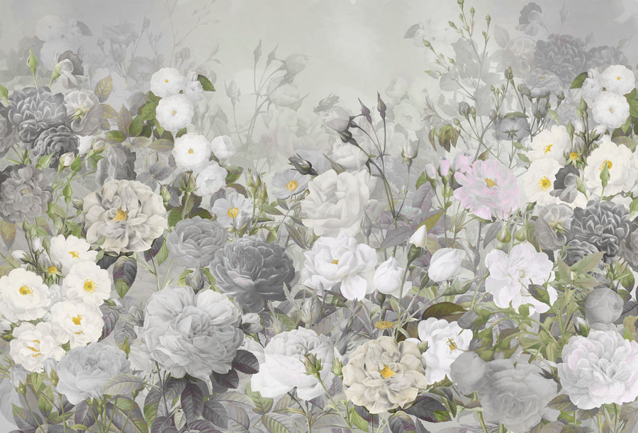 Rose Garden Mural Wallpaper