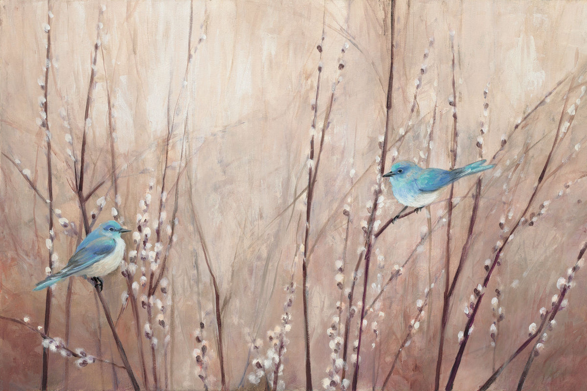 Pretty Birds Mural Wallpaper - pure wallpaper artwork