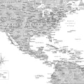 US Mexico Caribbean Map - Jimmy Mural Wallpaper - pure wallpaper artwork