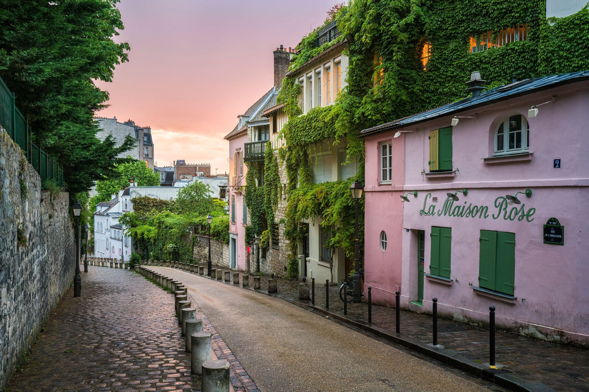Streets of Montmartre Mural Wallpaper - pure wallpaper artwork