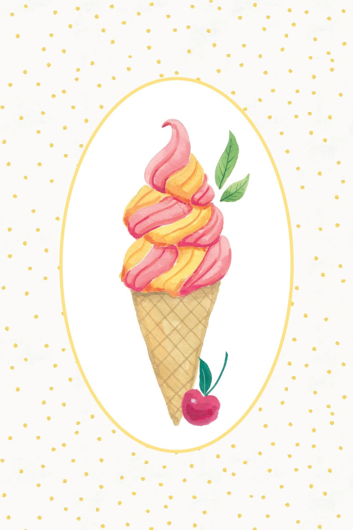 Lifes a Beach Soft Serve Mural Wallpaper - pure wallpaper artwork