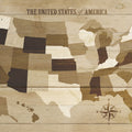 USA Modern Vintage Wood Mural Wallpaper - pure wallpaper artwork