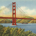 Greetings From Golden Gate Mural Wallpaper - pure wallpaper artwork