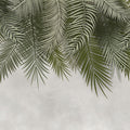 Home Grown Palms Mural Wallpaper - Neutral Tone - pure wallpaper artwork