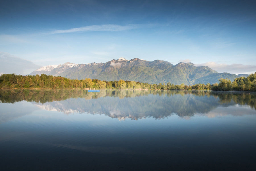 Austrian Lake Mural Wallpaper
