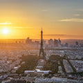 Paris Sunset Mural Wallpaper - pure wallpaper artwork