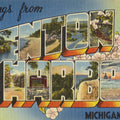 Greetings From Benton Harbor Flowers Mural Wallpaper - pure wallpaper artwork