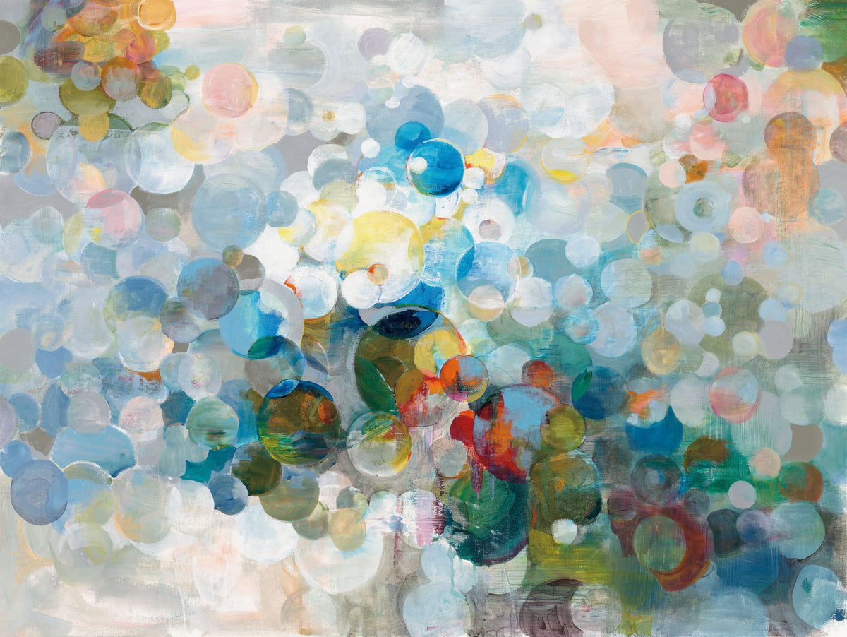 Dot Loop Mural Wallpaper - pure wallpaper artwork