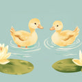 Lovable Ducklings Mural Wallpaper - pure wallpaper artwork