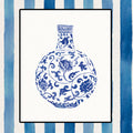 Chinoiserie Vase III Stripes Mural Wallpaper - pure wallpaper artwork