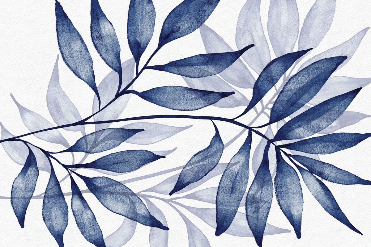 Soft Leaves I Mural Wallpaper - pure wallpaper artwork