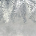 Palms Above, Gray Mural Wallpaper - pure wallpaper artwork