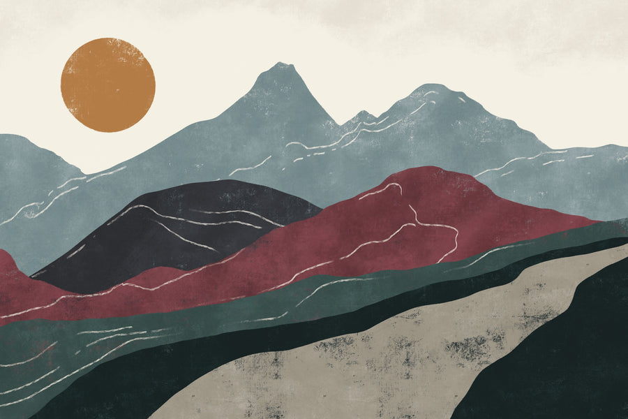 Peruvian Trails Mural Wallpaper