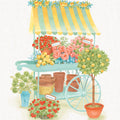 Flea Market Flowers III Mural Wallpaper - pure wallpaper artwork