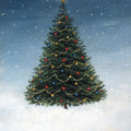 Deck the Halls Tree Mural Wallpaper - pure wallpaper artwork