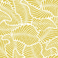 Fern Cut-Outs Pattern, Citrus Mural Wallpaper - pure wallpaper artwork