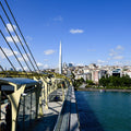 Urban Bridge Crossing Mural Wallpaper - pure wallpaper artwork