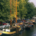 Tranquil Canal Reflections Mural Wallpaper - pure wallpaper artwork