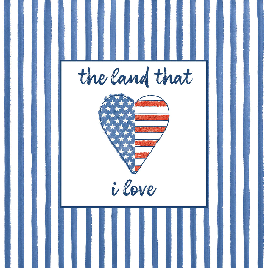 USA Cuties Stripes III Mural Wallpaper