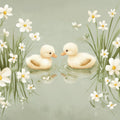 Endearing Ducklings Mural Wallpaper - pure wallpaper artwork