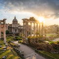 Roman Forum Sunrise Mural Wallpaper - pure wallpaper artwork