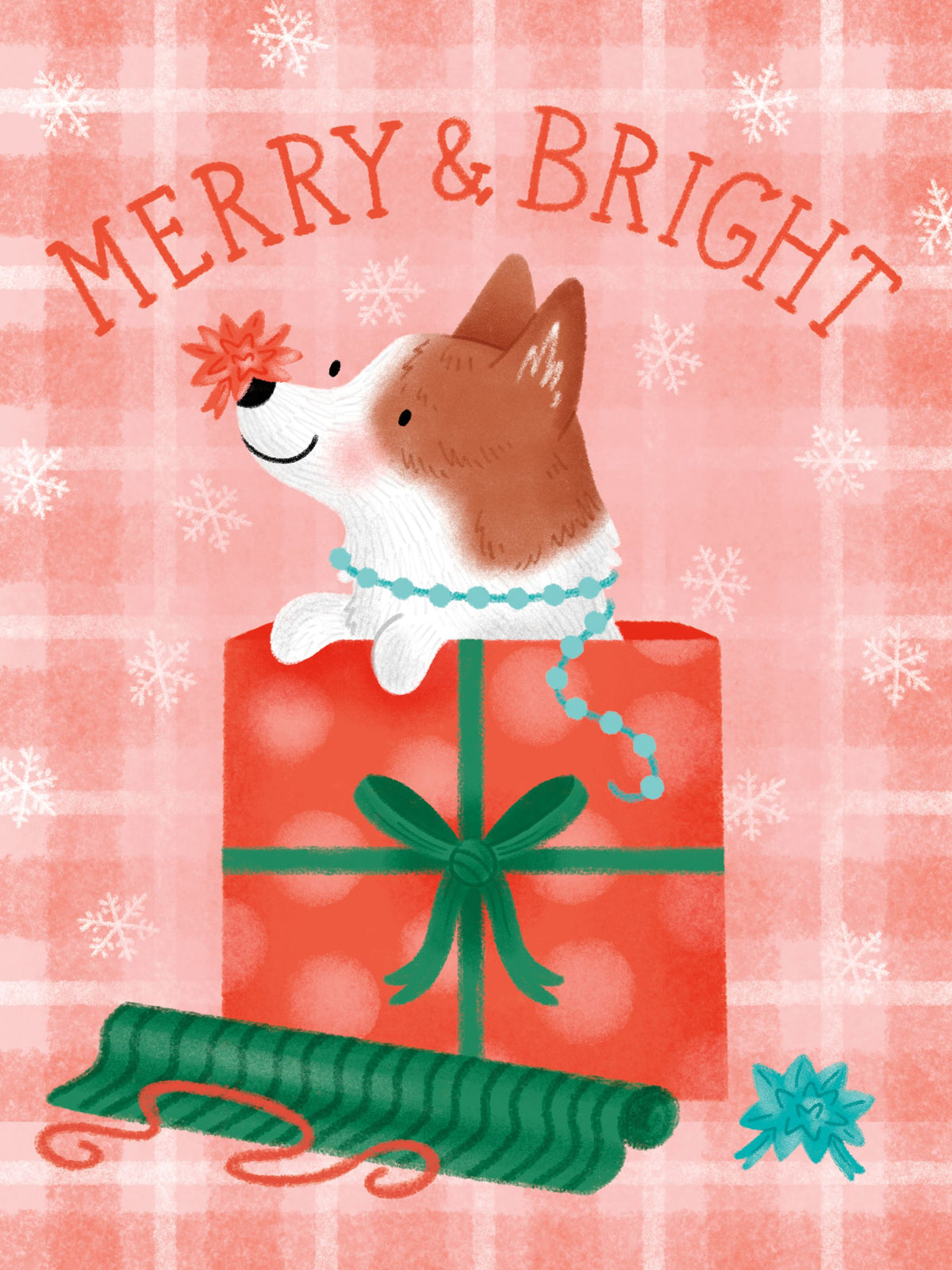 Festive Paws IV Mural Wallpaper - pure wallpaper artwork